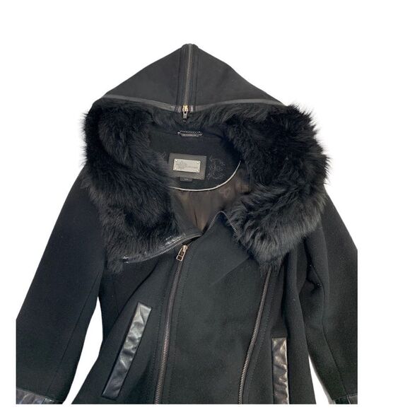 mackage Shearling and Fur Cashmere Jacket - Picture 4 of 14